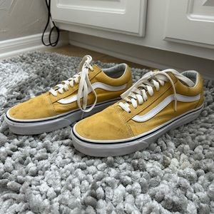 Unisex yellow Vans size 7.5 men’s and 9 woman’s